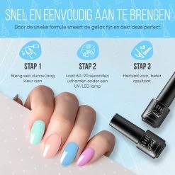 Lovae Cosmetics Gellak - 6-delige Set - Gel Nagellak - Pastel Summer - Gellac - 8ML -Cosmeticawinkel 1200x1200 54