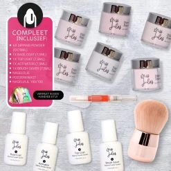 Miss Jules® Complete Set - Dipping Powder Starters Kit - 6 Kleuren Roze - Acryl Nagels Starterspakket 13 Miss Jules® Complete Set - Dipping Powder Starters Kit - 6 Kleuren Roze - Acryl Nagels Starterspakket -Cosmeticawinkel 1200x1200 557