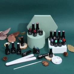 Merkloos Polygel Set - 20 Kleuren - UV Nagels Set - Polygel Starter Set - Helder Rood Naakt - Nagelverlenging Gel Kit - Voor DIY Salon Art Nagels -Cosmeticawinkel 1200x1200 558