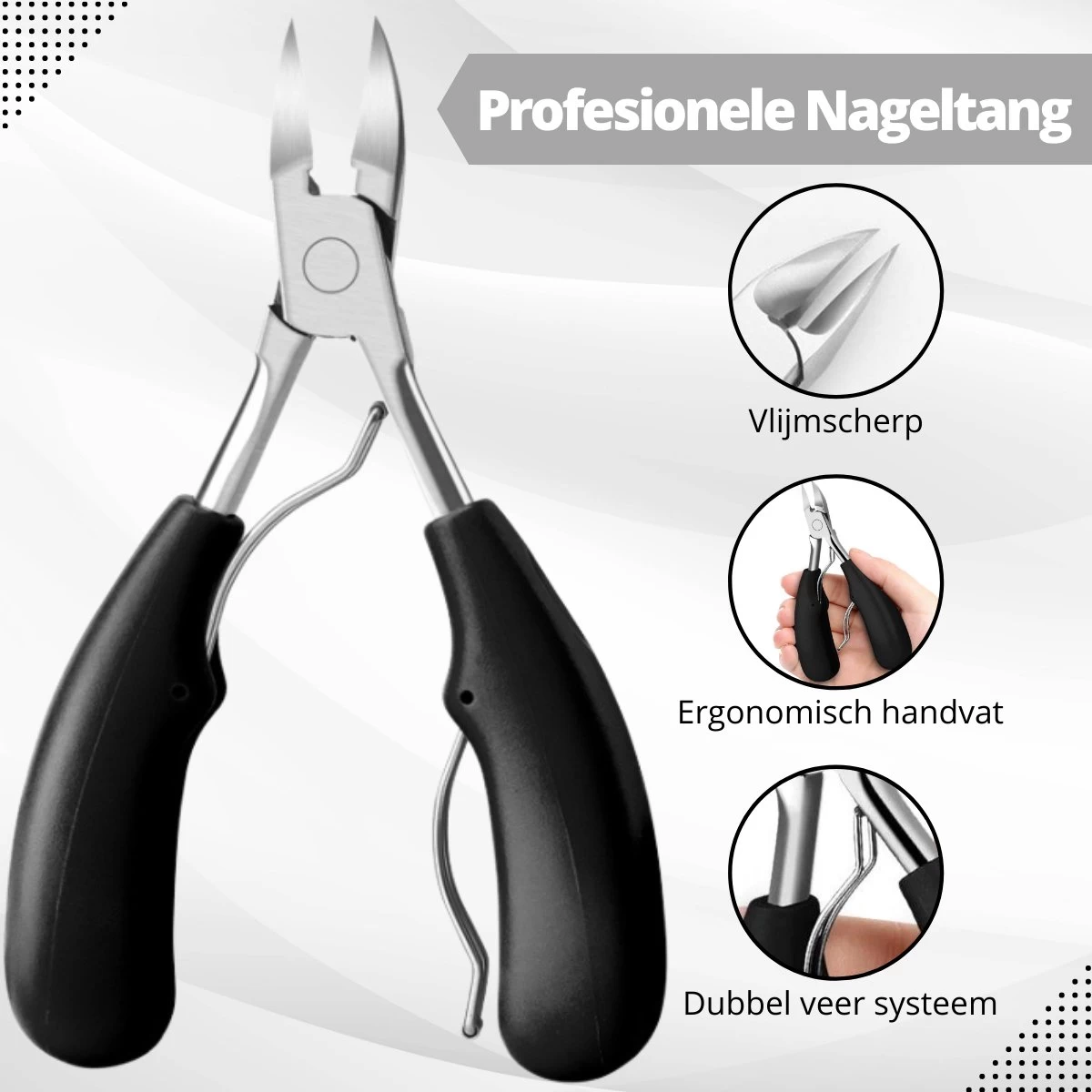 Merkloos Nageltang Voor Harde Teennagels - Nagelschaar - Pedicure 4 Merkloos Nageltang Voor Harde Teennagels - Nagelschaar - Pedicure - Afbeelding 2