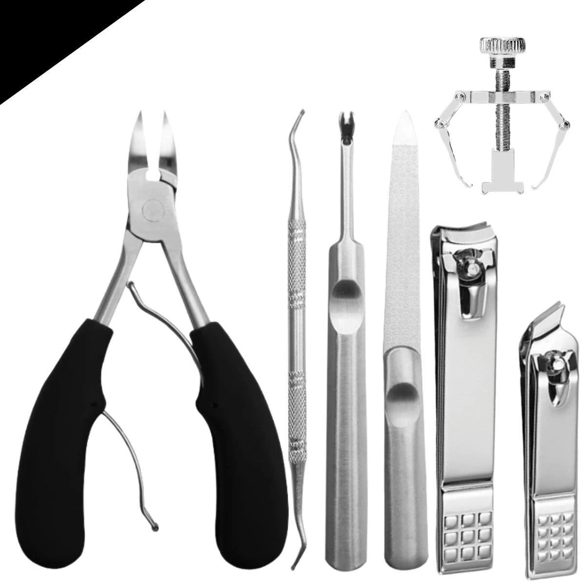 Merkloos STARMAN 7-delige Pedicure En Manicure Set - Nagelknipper - Pedicureset - Nagelvijl - Nageltang - Kalknagel - Teennagelknipper 10 Merkloos STARMAN 7-delige Pedicure En Manicure Set - Nagelknipper - Pedicureset - Nagelvijl - Nageltang - Kalknagel - Teennagelknipper - Afbeelding 8
