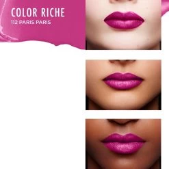 L’Oréal Paris Lippenstift Color Riche Satin - 112 Paris Paris Roze -Cosmeticawinkel 1200x1200 748