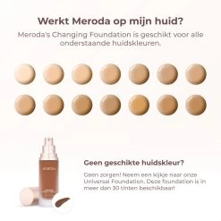 Meroda Changing Foundation - Kleurveranderende Foundation - 30ml -Cosmeticawinkel 1200x1200 855