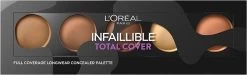 L'Oréal Paris LMU Inf.TCover Conceal.palette 2 Dark S Concealermake-up -Cosmeticawinkel 1200x363