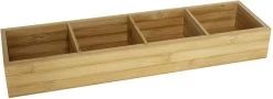 Gerim - Make-up Sorteer Organizer 4-vaks Bakje 44 X 10 X 6 Cm Bamboe 7 Gerim - Make-up Sorteer Organizer 4-vaks Bakje 44 X 10 X 6 Cm Bamboe -Cosmeticawinkel 1200x438