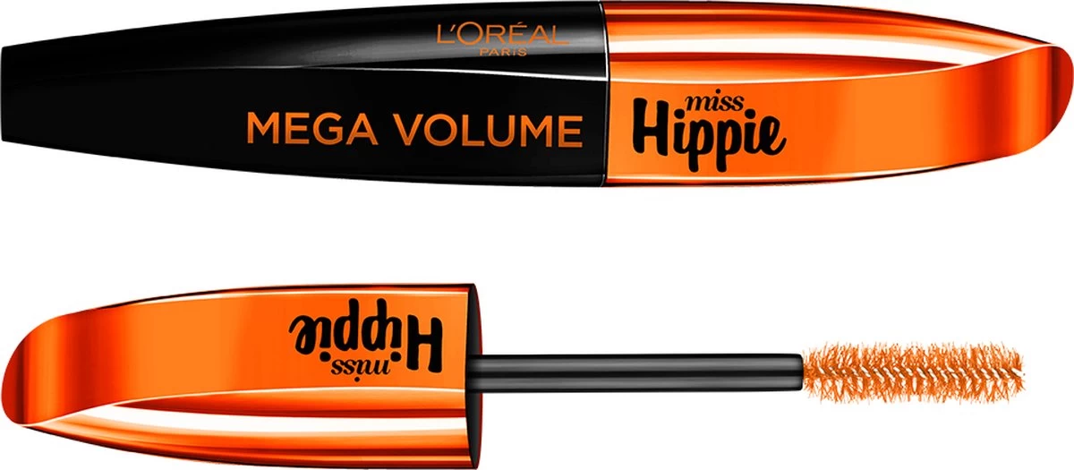 L’Oréal Paris Miss Hippie Mega Volume Mascara - Zwart 8 L’Oréal Paris Miss Hippie Mega Volume Mascara - Zwart - Afbeelding 6