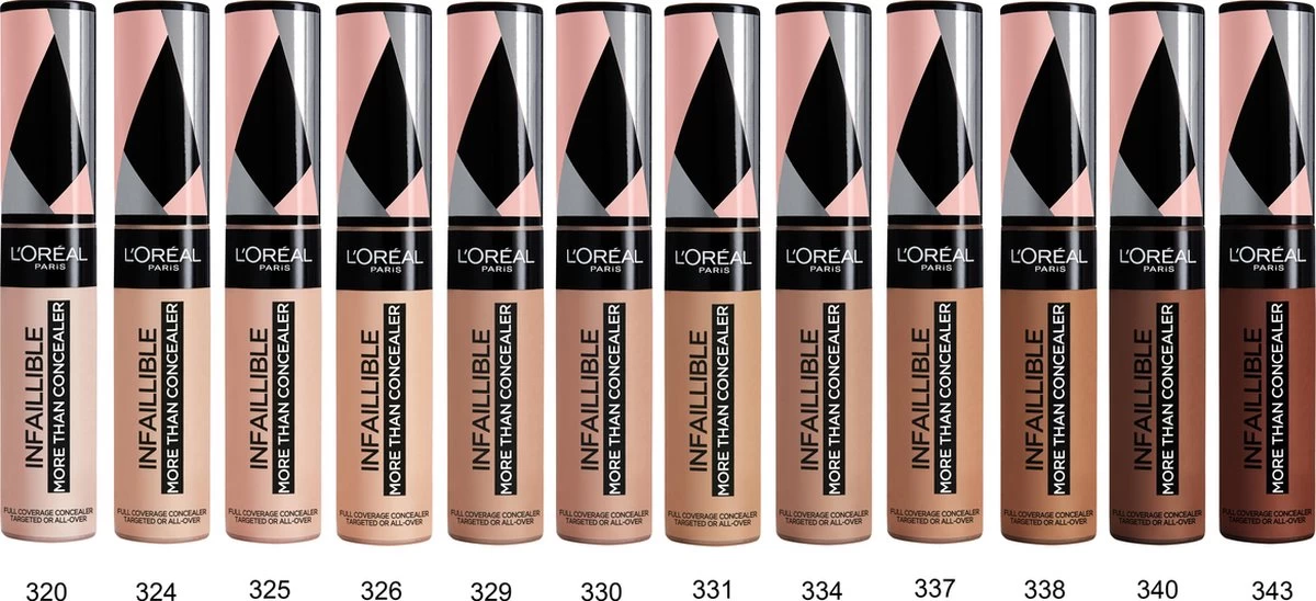 L’Oréal Paris Infaillible More Than Concealer - 343 Truffle - Dekkende 8 L’Oréal Paris Infaillible More Than Concealer - 343 Truffle - Dekkende - Afbeelding 6