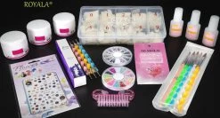 Royala - Acrylnagels Starters Pakket Large|L| 125 Delig | 94 Colors | Acryl Nagels Set | Acryl Starter Kit | Nail Art Pakket | 500 Franse Nageltips | Manicure Set Voor Nail Art Kit | Nagel Decoratie | Acryl Poeder | Acryl Vloeistof | Monomeer -Cosmeticawinkel 1200x646