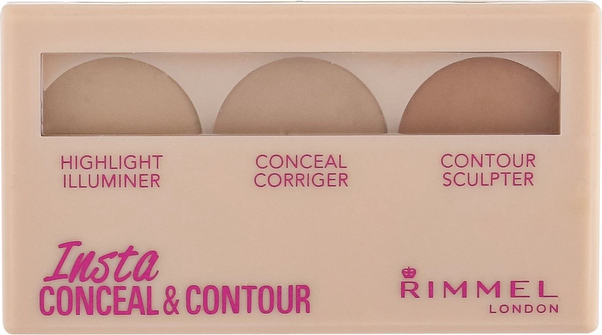 Rimmel London Rimmel Insta Conceal & Contour Palette 3 Rimmel London Rimmel Insta Conceal & Contour Palette