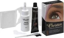 Christian Faye Wenkbrauw- En Wimperverfkit - Donkerbruin -Cosmeticawinkel 1200x720