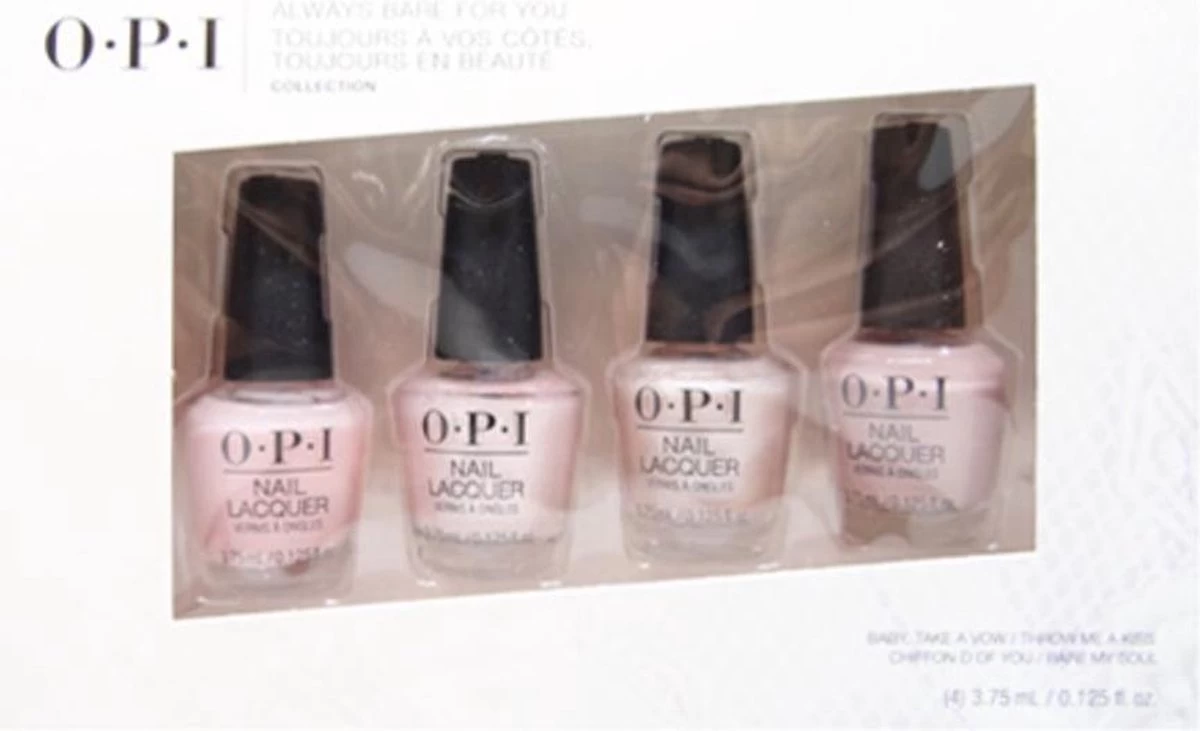 OPI Nagellak Setje Always Bare For You 4x 3.75ml 3 OPI Nagellak Setje Always Bare For You 4x 3.75ml