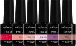 Méanail - Gellak - Peel Off - Unicorn - Gel Nagellak - 6 X 8ml