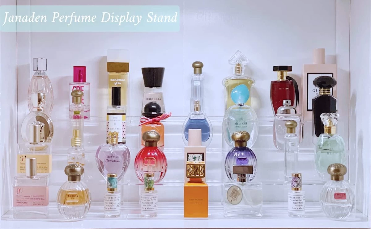 Janaden 4-traps Acryl Riser Display Standaard Voor Amiibo Funko POPS, Transparant Display Plank Organizer Cupcake Dessert Standaard Acryl Riser Voor Het Bekijken En Decoreren 4 Janaden 4-traps Acryl Riser Display Standaard Voor Amiibo Funko POPS, Transparant Display Plank Organizer Cupcake Dessert Standaard Acryl Riser Voor Het Bekijken En Decoreren - Afbeelding 2