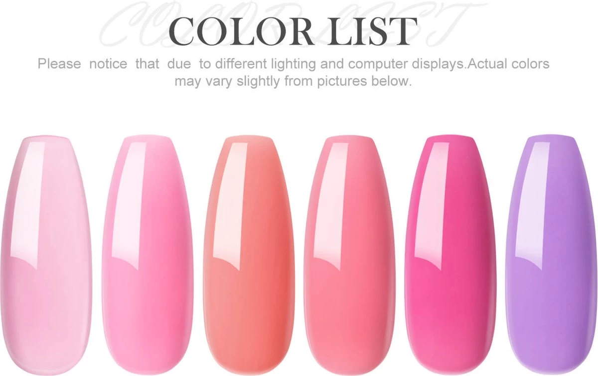 Polygel- 6 KLEUREN SET - 15 ML - Polygel Kit - Polygel Nagels - Polygel Kleuren 4 Polygel- 6 KLEUREN SET - 15 ML - Polygel Kit - Polygel Nagels - Polygel Kleuren - Afbeelding 2