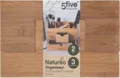Sieraden/make-up Organizer Met 3 Vakken En 2 Lades 24 X 14,5 Cm Van Bamboe - Sieradenkastje - Make-upkastje - Organizers 11 Sieraden/make-up Organizer Met 3 Vakken En 2 Lades 24 X 14,5 Cm Van Bamboe - Sieradenkastje - Make-upkastje - Organizers -Cosmeticawinkel 1200x782 4