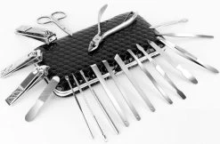 Luxe Manicure En Pedicure Set - Nagelverzorging - Nail Art - 18 Delig - Zwart -Cosmeticawinkel 1200x789