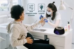 Stegger - LED/UV Nagellamp - Tafellamp Nagelstyliste - Nagellamp Voor Gel Nagellak - 120W - 42 Ingebouwde LED's -Cosmeticawinkel 1200x800 8