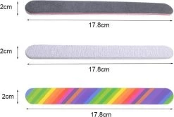 Professionele Nagelvijlen Set | Blokvijl | Pedicureset | Manicureset | Nagelborstel | Polijst Vijl | 6 Delig -Cosmeticawinkel 1200x812