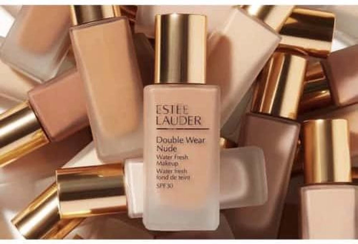 Estee Lauder - Double Wear Nude Water Fresh Makeup Spf30 Lightweight Foundation 1W1 Bone 30Ml 7 Estee Lauder - Double Wear Nude Water Fresh Makeup Spf30 Lightweight Foundation 1W1 Bone 30Ml - Afbeelding 5