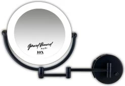 Metalen Verlichte Wand Knik Arm Make-up LED Spiegel Mat Zwart, Dubbelzijdig Verlicht, 10x Vergroting 22cm Doorsnee, Inculsief 4x AA Batterijen En Stroomkabel(USB) Badkamer Spiegel 9 Metalen Verlichte Wand Knik Arm Make-up LED Spiegel Mat Zwart, Dubbelzijdig Verlicht, 10x Vergroting 22cm Doorsnee, Inculsief 4x AA Batterijen En Stroomkabel(USB) Badkamer Spiegel -Cosmeticawinkel 1200x829 7