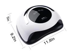 Nageldroger 120 Watt LED UV Inclusief Manicure- Pedicure Set - Professioneel - Nagel Lamp LED - Professionele Nageldroger - Ledlamp - Gel Nagellak - Gelpolish - Gel Nagels - Builder Gel - Acryl -Cosmeticawinkel 1200x870
