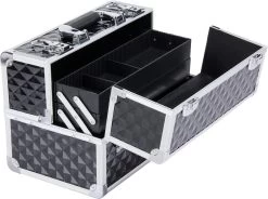 Make-upkoffer, Kapperskoffer, Cosmeticakoffer, Lege Nagelkoffer, Multikoffer, Afsluitbaar Voor Nageldesign/massageolie/fotoapparatuur, 34,7 X 22,2 X 25 Cm HMTM-YAHEE-411176 -Cosmeticawinkel 1200x892 2