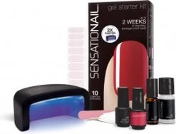 Sensationail Starter Kit - Scarlet Red - Gel Nagellak -Cosmeticawinkel 1200x913