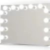 Bright Beauty Vanity Hollywood Make Up Spiegel Met Verlichting - 80 X 65 Cm - Dimbaar - Zonder Rand - Spiegelglas