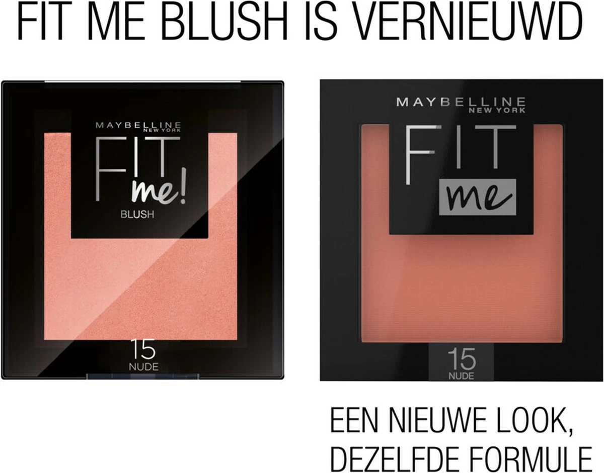 Maybelline Fit Me Blush - 50 Wine - Natuurlijk Ogende Rouge - 4.5 Gr 9 Maybelline Fit Me Blush - 50 Wine - Natuurlijk Ogende Rouge - 4.5 Gr - Afbeelding 7