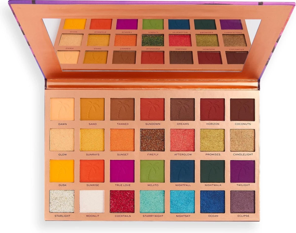 Makeup Revolution - Tammi - Tropical Twilight Palette 4 Makeup Revolution - Tammi - Tropical Twilight Palette - Afbeelding 2