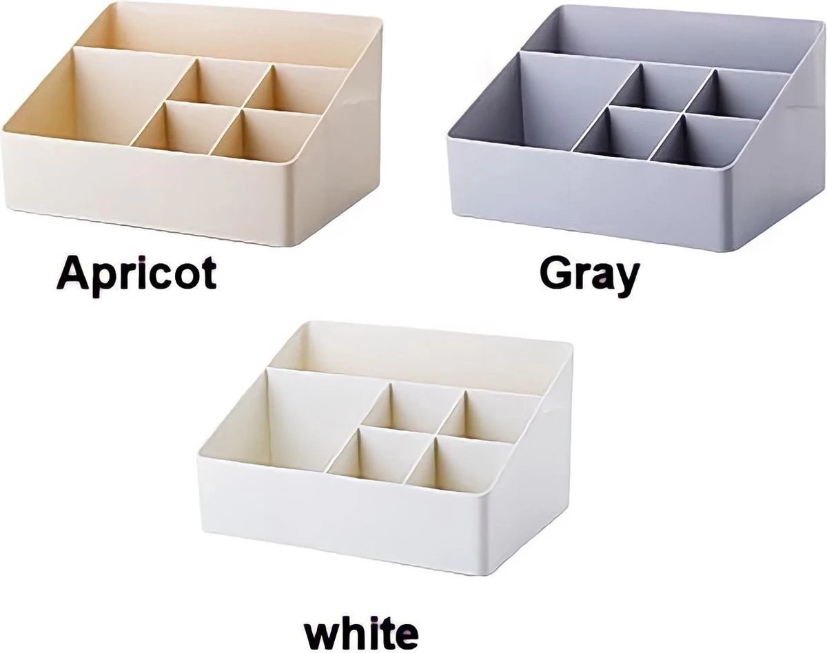 Merkloos Make-Up Organizers - Opbergdoos - Cosmetica - Beige - Sieraden - Nagelak - Make Up Organizer - Make Up Organizers 8 Merkloos Make-Up Organizers - Opbergdoos - Cosmetica - Beige - Sieraden - Nagelak - Make Up Organizer - Make Up Organizers - Afbeelding 6