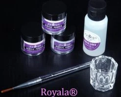 Acrylnagels Set | Nail Art | Liquid MMA Free | Wit, Roze & Transparant -Cosmeticawinkel 1200x955
