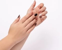 Herome Nail Wraps Pink Vintage Pattern - Nagelstickers - Nail Art - Zonder Droogtijd - 2x10 Stickers -Cosmeticawinkel 1200x965