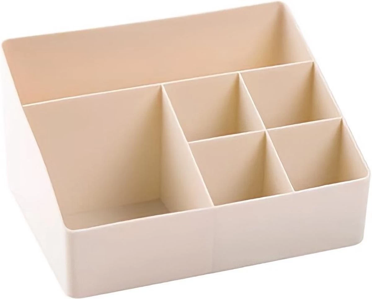 Merkloos Make-Up Organizers - Opbergdoos - Cosmetica - Beige - Sieraden - Nagelak - Make Up Organizer - Make Up Organizers 4 Merkloos Make-Up Organizers - Opbergdoos - Cosmetica - Beige - Sieraden - Nagelak - Make Up Organizer - Make Up Organizers - Afbeelding 2