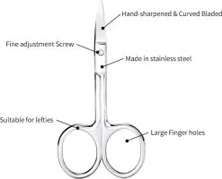 Medies - Professionele Nagelschaar Voor Vingernagels En Teennagels | Nagelschaartje | Nagelschaar Volwassenen | Pedicure Of Manicure Schaar - RVS -Cosmeticawinkel 1200x972