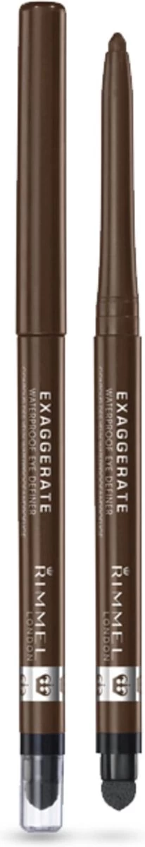 Rimmel London Rimmel Exaggerate Waterproof Eye Definer - 212 Rich Brown 7 Rimmel London Rimmel Exaggerate Waterproof Eye Definer - 212 Rich Brown - Afbeelding 5