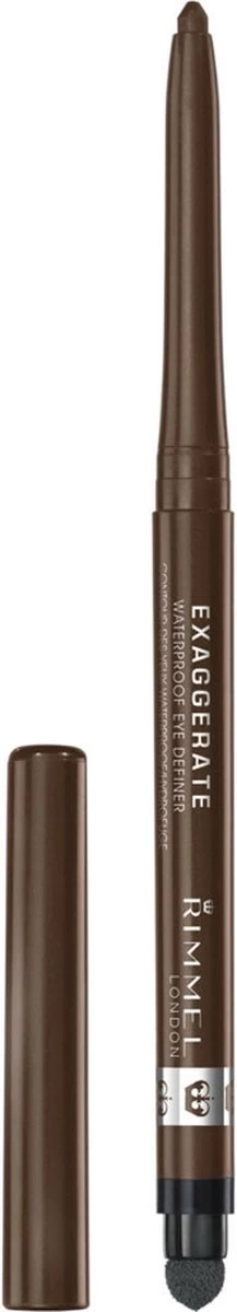 Rimmel London Rimmel Exaggerate Waterproof Eye Definer - 212 Rich Brown 5 Rimmel London Rimmel Exaggerate Waterproof Eye Definer - 212 Rich Brown - Afbeelding 3