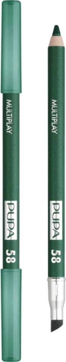 Pupa Milano Multiplay Oogpotlood - 58 Plastic Green 3 Pupa Milano Multiplay Oogpotlood - 58 Plastic Green