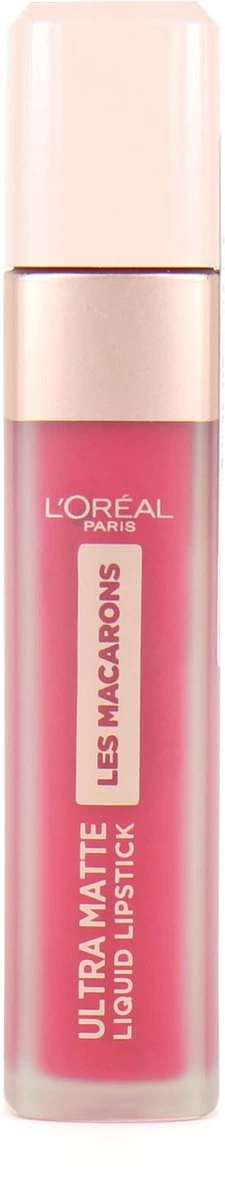 L’Oréal Paris Make-Up Designer Les Macarons Lippenstift - 828 Framboise Frenzy - Rood - Langhoudend - 6,7 Ml