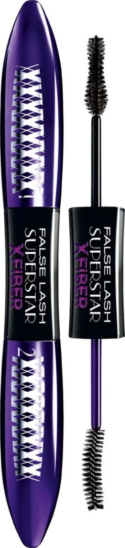 L'Oréal Paris False Lash Superstar X Fiber Mascara - Zwart -Cosmeticawinkel 274x1200 1