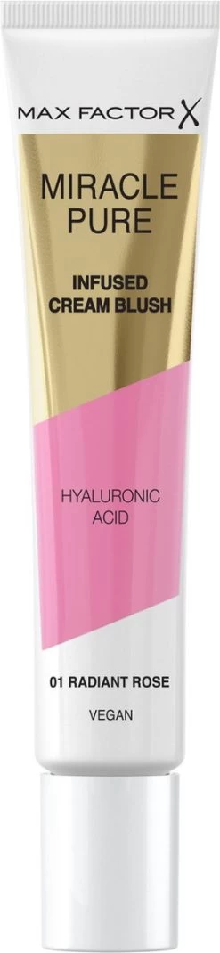 Max Factor Miracle Pure Vegan Blush - 001 Radiant Rose -Cosmeticawinkel 277x1200 7