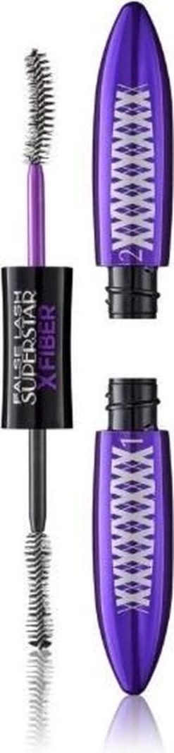 L'Oréal Paris False Lash Superstar X Fiber Mascara - Zwart -Cosmeticawinkel 278x1200 10