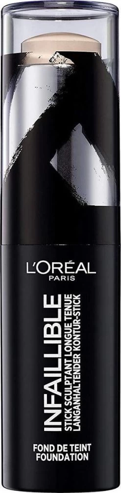 L'Oréal Infallible Longwear Shaping Foundation Stick - 150 Rose Beige -Cosmeticawinkel 296x1200 5