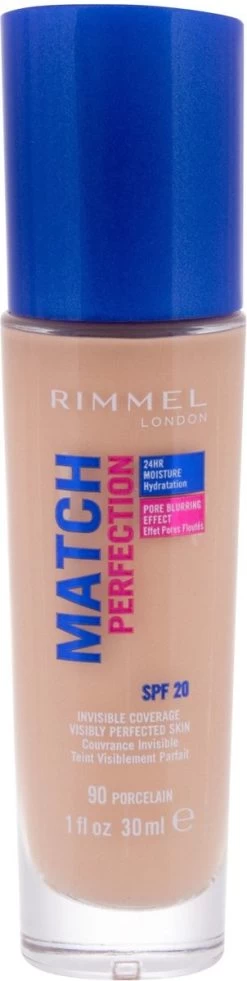 Rimmel London Match Perfection Foundation 090 Porcelain -Cosmeticawinkel 302x1200 4