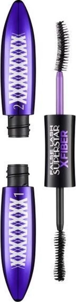 L'Oréal Paris False Lash Superstar X Fiber Mascara - Zwart -Cosmeticawinkel 303x1200 11
