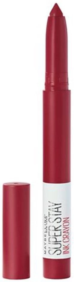 Maybelline SuperStay Ink Crayon Matte Lippenstift - 50 Own Your Empire - Rood - 14 Gr -Cosmeticawinkel 316x1200