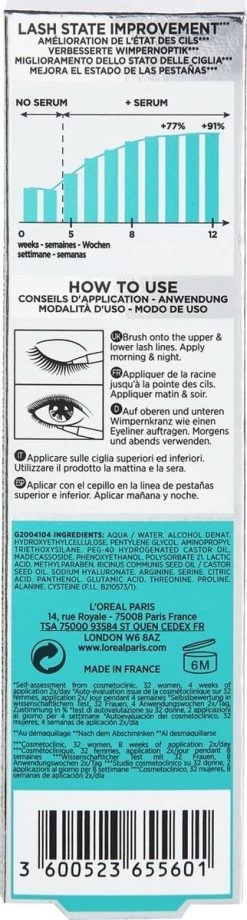 L'Oréal Paris Clinically Proven Wimperserum - 2 Ml -Cosmeticawinkel 322x1200 6