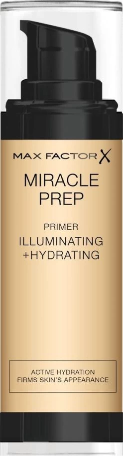 Max Factor Miracle Prep Primer Illuminating & Hydrating - 000 Transparant - 30 Ml