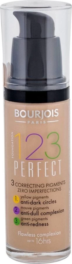 Bourjois 123 Perfect Foundation - 53 Beige Clair -Cosmeticawinkel 327x1200 6