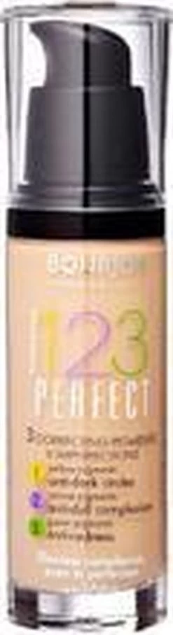 Bourjois 123 Perfect Foundation - 53 Beige Clair -Cosmeticawinkel 327x1200 7